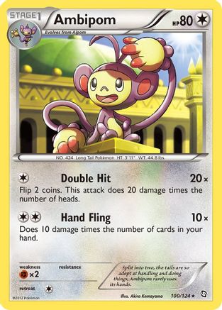 Ambipom (100) [Dragons Exalted] Reverse Holofoil