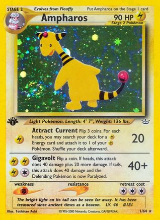 Ampharos (1) [Neo Revelation] Unlimited Holofoil