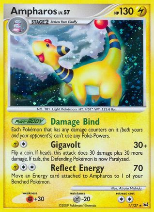 Ampharos (1) [Platinum] Reverse Holofoil
