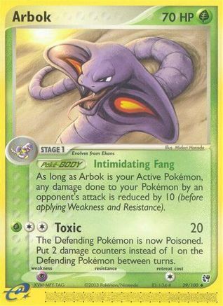 Arbok (29) [Sandstorm] Reverse Holofoil