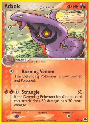 Arbok (Delta Species) (13) [Dragon Frontiers]