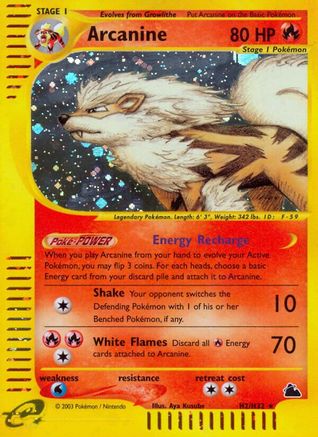 Arcanine (H2) (H2) [Skyridge] Holofoil
