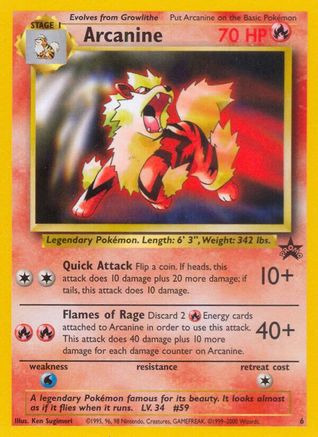 Arcanine (6) [WoTC Promo]