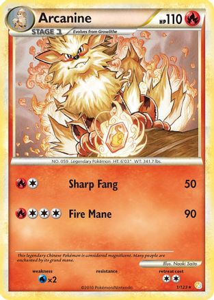 Arcanine (1) [HeartGold SoulSilver] Holofoil