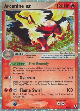 Arcanine ex (83) [Legend Maker] Holofoil