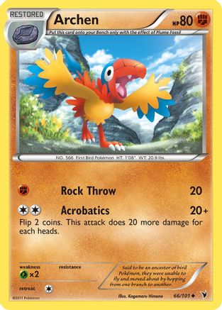 Archen (66) [Noble Victories] Reverse Holofoil