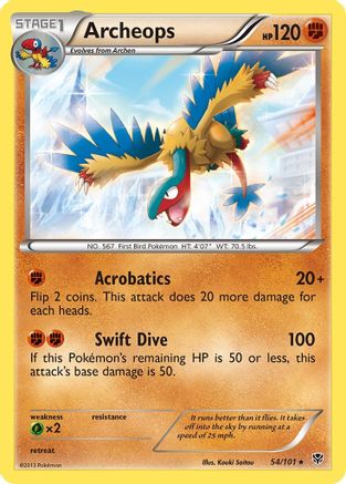 Archeops (54) [Plasma Blast] Reverse Holofoil