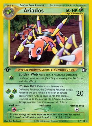Ariados (27) [Neo Genesis] 1st Edition