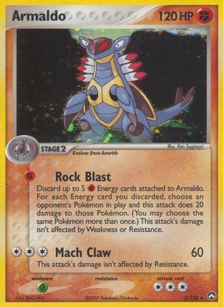 Armaldo (3) [Power Keepers] Reverse Holofoil
