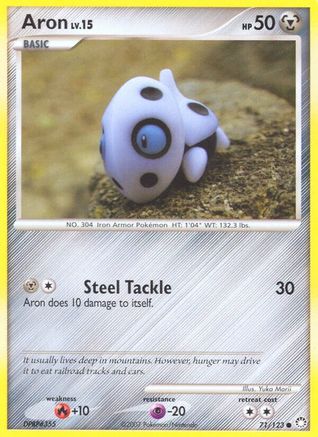 Aron (71) [Mysterious Treasures] Reverse Holofoil