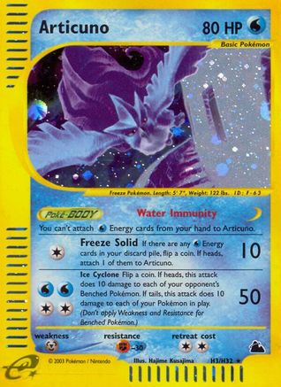 Articuno (H3) (H3) [Skyridge] Holofoil