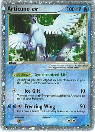 Articuno ex - 032 (EX Collector's Window Tins) (32) [Nintendo Promos] Holofoil