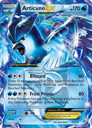 Articuno EX (Team Plasma) (25) [Plasma Storm] Holofoil