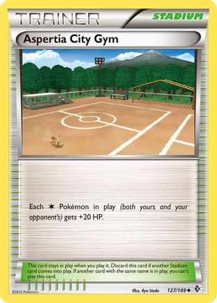 Aspertia City Gym (127) [Boundaries Crossed] Reverse Holofoil