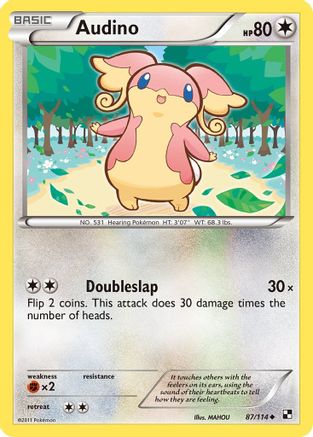 Audino (87) [Black and White]