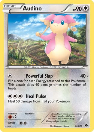 Audino (83) [Emerging Powers] Reverse Holofoil