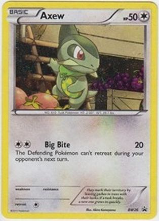 Axew - BW26 (BW26) [Black and White Promos] Holofoil