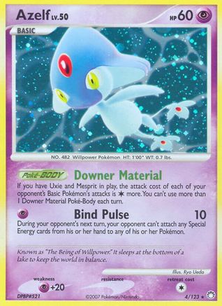 Azelf (4) [Mysterious Treasures] Holofoil