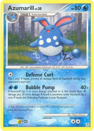 Azumarill (18) [Diamond and Pearl] Reverse Holofoil