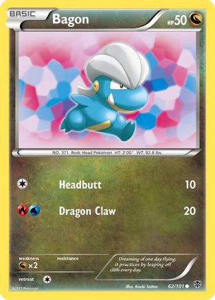 Bagon (62) [Plasma Blast] Reverse Holofoil