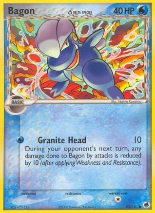 Bagon (Delta Species) (43) [Dragon Frontiers]