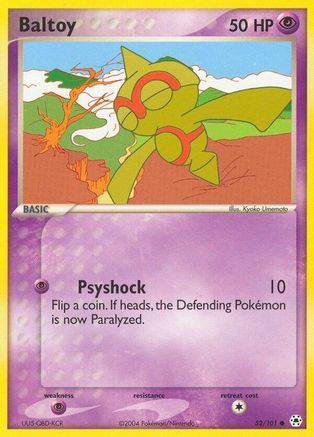 Baltoy - 52/101 (52) [Hidden Legends] Reverse Holofoil