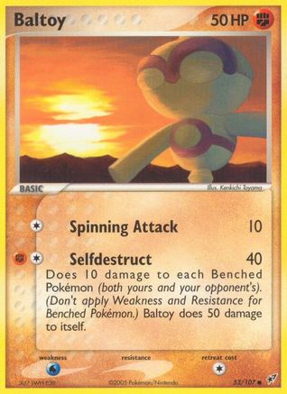 Baltoy (53) [Deoxys] Reverse Holofoil