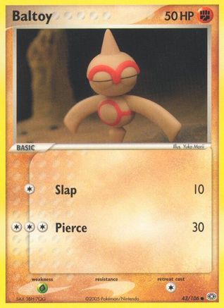 Baltoy (43) [Emerald] Reverse Holofoil