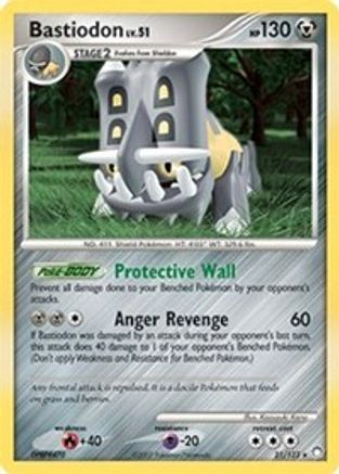 Bastiodon - 21/123 (DP Mysterious Treasures) (21) [Deck Exclusives] Holofoil