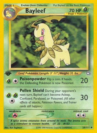 Bayleef (28) (28) [Neo Genesis] 1st Edition