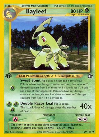 Bayleef (29) (29) [Neo Genesis] 1st Edition