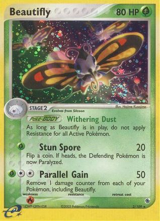 Beautifly (2) [Ruby and Sapphire] Reverse Holofoil