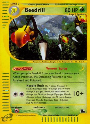 Beedrill (H4) (H4) [Skyridge] Holofoil
