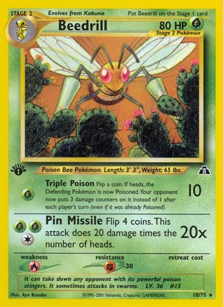 Beedrill (18) [Neo Discovery] Unlimited