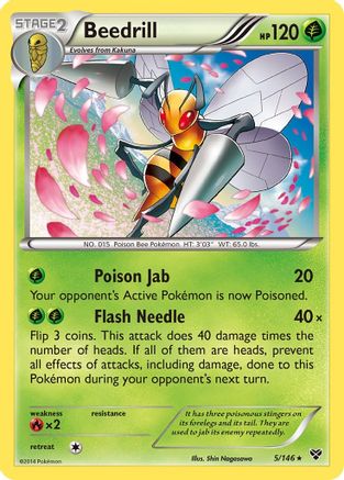 Beedrill (5) [XY Base Set]