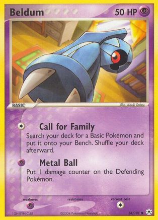 Beldum - 54/101 (54) [Hidden Legends] Reverse Holofoil