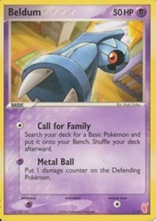 Beldum (1) [EX Trainer Kit 2: Plusle & Minun]