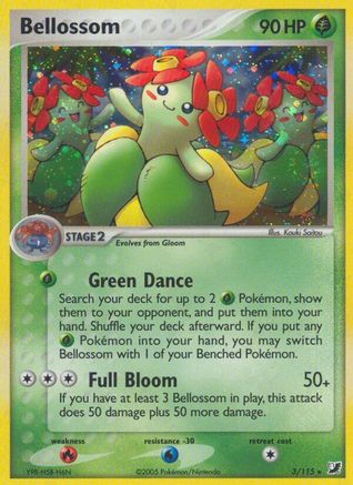 Bellossom (3) [Unseen Forces] Holofoil
