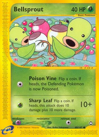 Bellsprout (68) (68) [Aquapolis] Reverse Holofoil