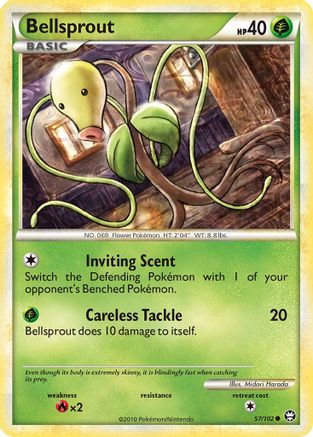 Bellsprout (57) [Triumphant] Reverse Holofoil