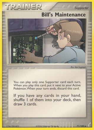 Bill's Maintenance (71) [Crystal Guardians] Reverse Holofoil