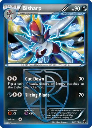 Bisharp (Team Plasma) (74) (74) [Plasma Freeze]