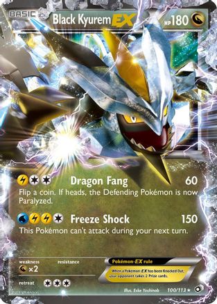 Black Kyurem EX (100) [Legendary Treasures] Holofoil