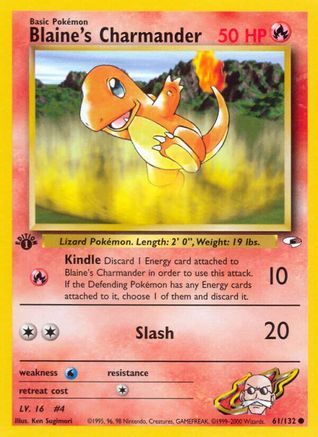 Blaine's Charmander (61) [Gym Heroes] Unlimited