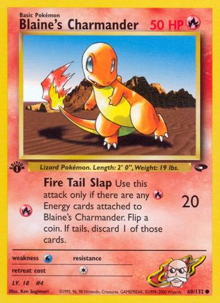 Blaine's Charmander (60) [Gym Challenge] Unlimited