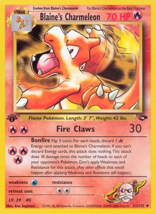 Blaine's Charmeleon (31) [Gym Challenge] Unlimited