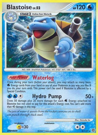 Blastoise (2) [Secret Wonders] Reverse Holofoil