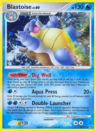 Blastoise (2) [Platinum] Reverse Holofoil