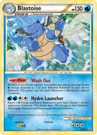 Blastoise (13) [Unleashed] Reverse Holofoil
