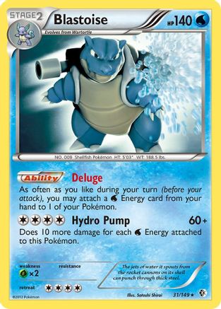 Blastoise (31) [Boundaries Crossed] Holofoil